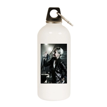 Sarah Connor White Water Bottle With Carabiner