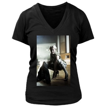 Sarah Connor Women's Deep V-Neck TShirt