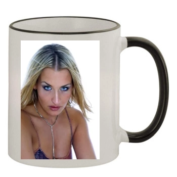 Sarah Connor 11oz Colored Rim & Handle Mug