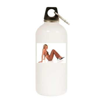 Sarah Connor White Water Bottle With Carabiner