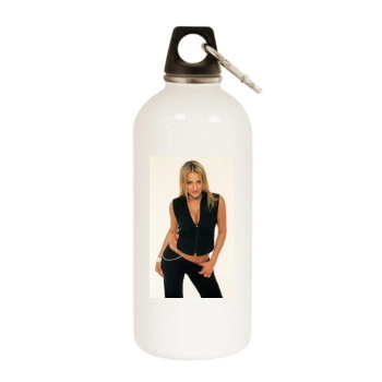 Sarah Connor White Water Bottle With Carabiner