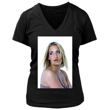 Sarah Connor Women's Deep V-Neck TShirt