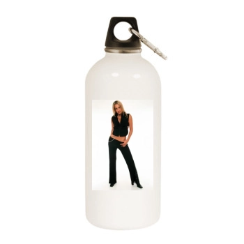 Sarah Connor White Water Bottle With Carabiner