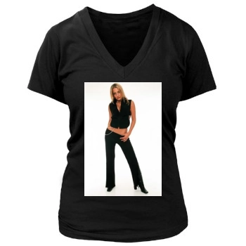 Sarah Connor Women's Deep V-Neck TShirt