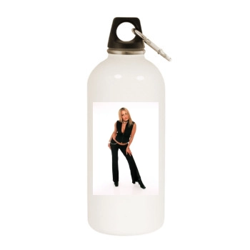 Sarah Connor White Water Bottle With Carabiner