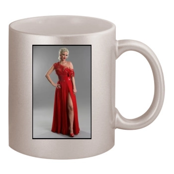 Sarah Harding 11oz Metallic Silver Mug