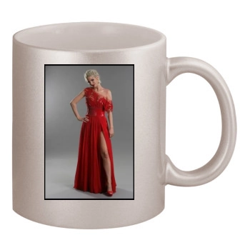 Sarah Harding 11oz Metallic Silver Mug