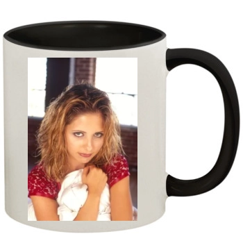 Sarah Michelle Gellar 11oz Colored Inner & Handle Mug