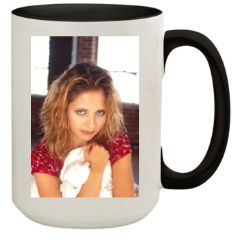 Sarah Michelle Gellar 15oz Colored Inner & Handle Mug