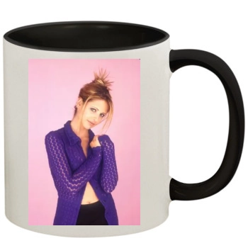 Sarah Michelle Gellar 11oz Colored Inner & Handle Mug