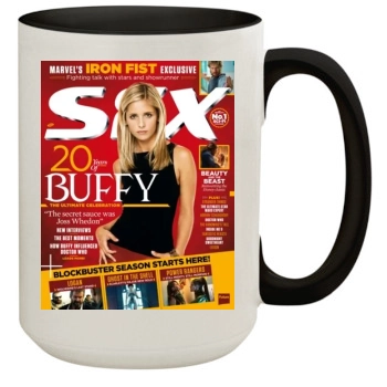 Sarah Michelle Gellar 15oz Colored Inner & Handle Mug