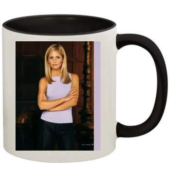 Sarah Michelle Gellar 11oz Colored Inner & Handle Mug