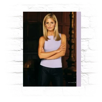 Sarah Michelle Gellar Metal Wall Art