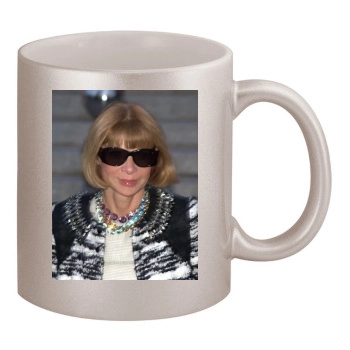 Anna Wintour 11oz Metallic Silver Mug