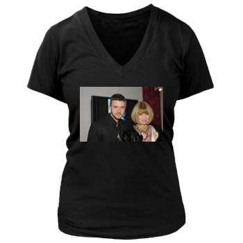 Anna Wintour Women's Deep V-Neck TShirt