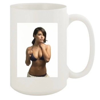 Sarah Shahi 15oz White Mug