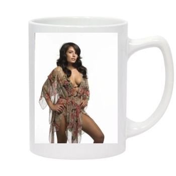 Sarah Shahi 14oz White Statesman Mug