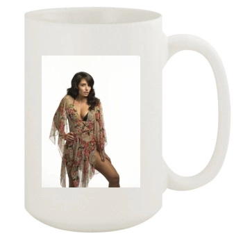 Sarah Shahi 15oz White Mug