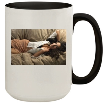 Sarah Shahi 15oz Colored Inner & Handle Mug