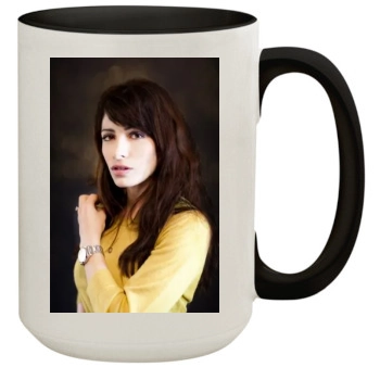 Sarah Shahi 15oz Colored Inner & Handle Mug