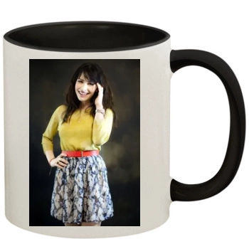 Sarah Shahi 11oz Colored Inner & Handle Mug