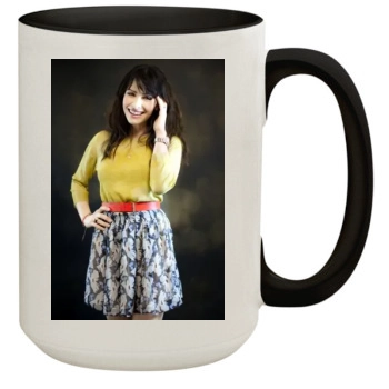 Sarah Shahi 15oz Colored Inner & Handle Mug