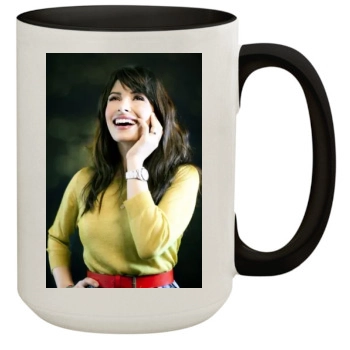 Sarah Shahi 15oz Colored Inner & Handle Mug