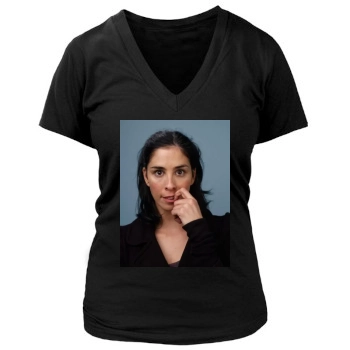 Sarah Silverman Women's Deep V-Neck TShirt