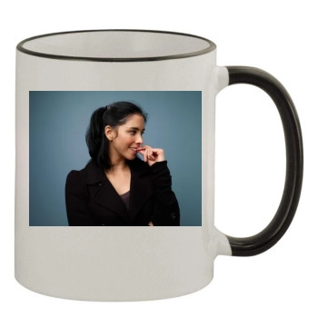 Sarah Silverman 11oz Colored Rim & Handle Mug