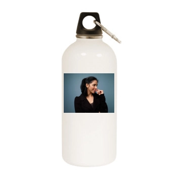 Sarah Silverman White Water Bottle With Carabiner