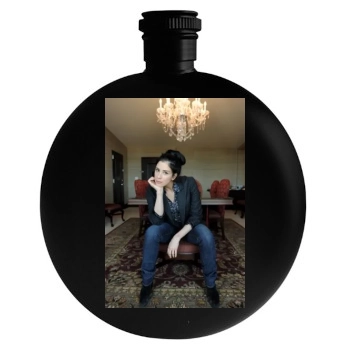 Sarah Silverman Round Flask