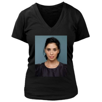 Sarah Silverman Women's Deep V-Neck TShirt