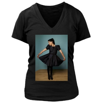 Sarah Silverman Women's Deep V-Neck TShirt