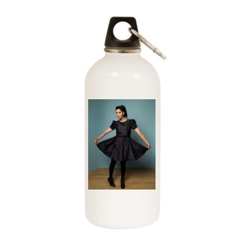 Sarah Silverman White Water Bottle With Carabiner