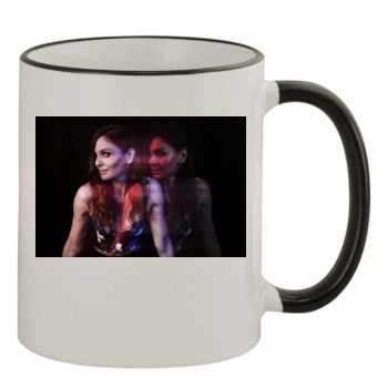 Sarah Wayne Callies 11oz Colored Rim & Handle Mug