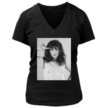 Selma Blair Women's Deep V-Neck TShirt