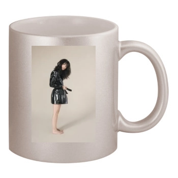 Selma Blair 11oz Metallic Silver Mug