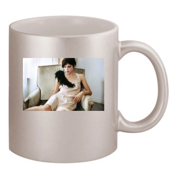 Selma Blair 11oz Metallic Silver Mug