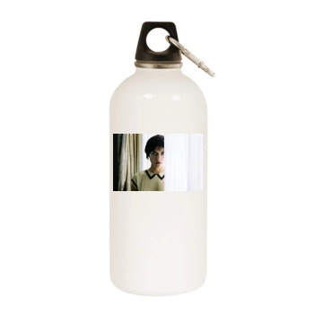 Selma Blair White Water Bottle With Carabiner