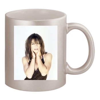 Elizabeth Hurley 11oz Metallic Silver Mug