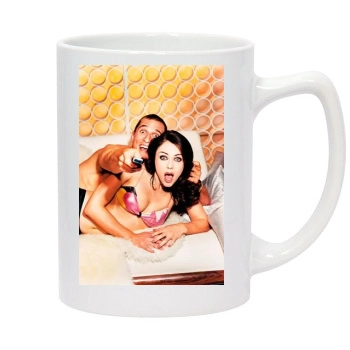 Elizabeth Hurley 14oz White Statesman Mug