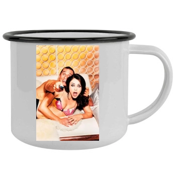 Elizabeth Hurley Camping Mug