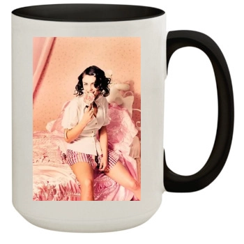 Elizabeth Hurley 15oz Colored Inner & Handle Mug