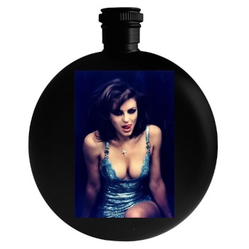 Elizabeth Hurley Round Flask