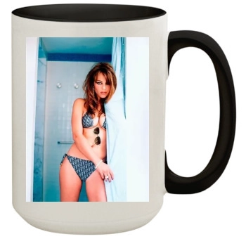 Elizabeth Hurley 15oz Colored Inner & Handle Mug