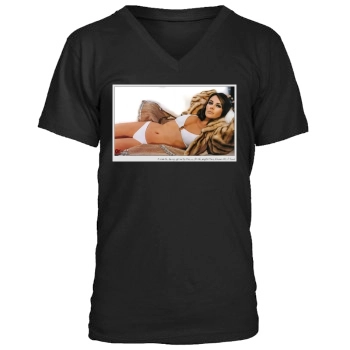 Elizabeth Hurley Men's V-Neck T-Shirt