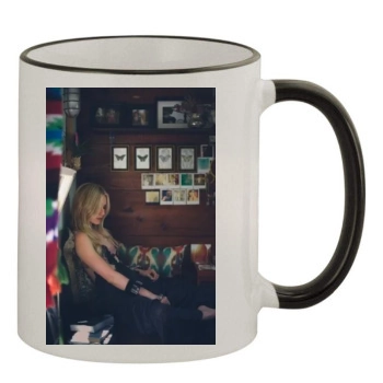 Sarah Carter 11oz Colored Rim & Handle Mug