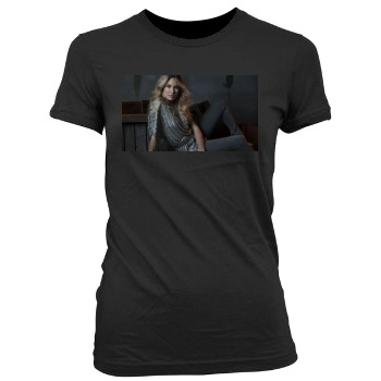 Sarah Carter Women's Junior Cut Crewneck T-Shirt