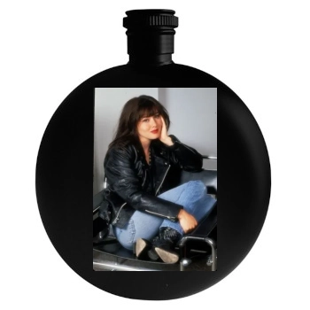 Shannen Doherty Round Flask