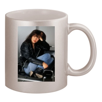 Shannen Doherty 11oz Metallic Silver Mug